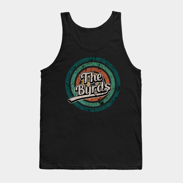 The Byrds // Retro Circle Crack Vintage Tank Top by People Mask